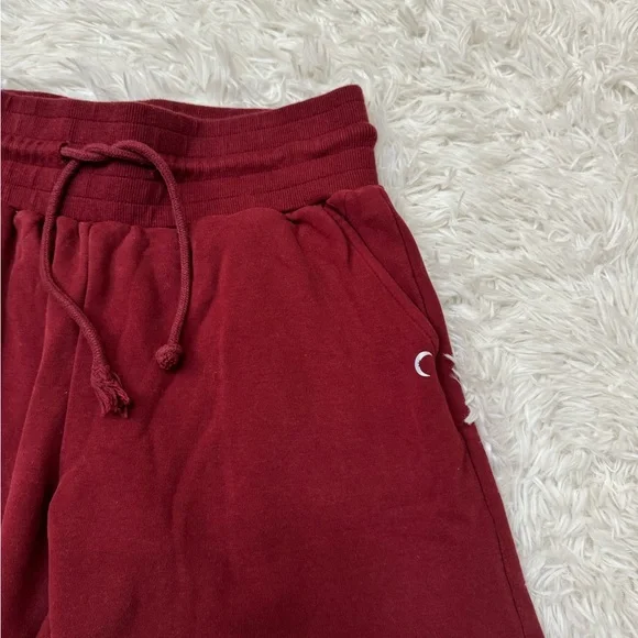 Zyia Jersey Shorts Red Shorts Athletic Shorts Comfy Shorts Zyia Athletic Shorts - Picture 2 of 4